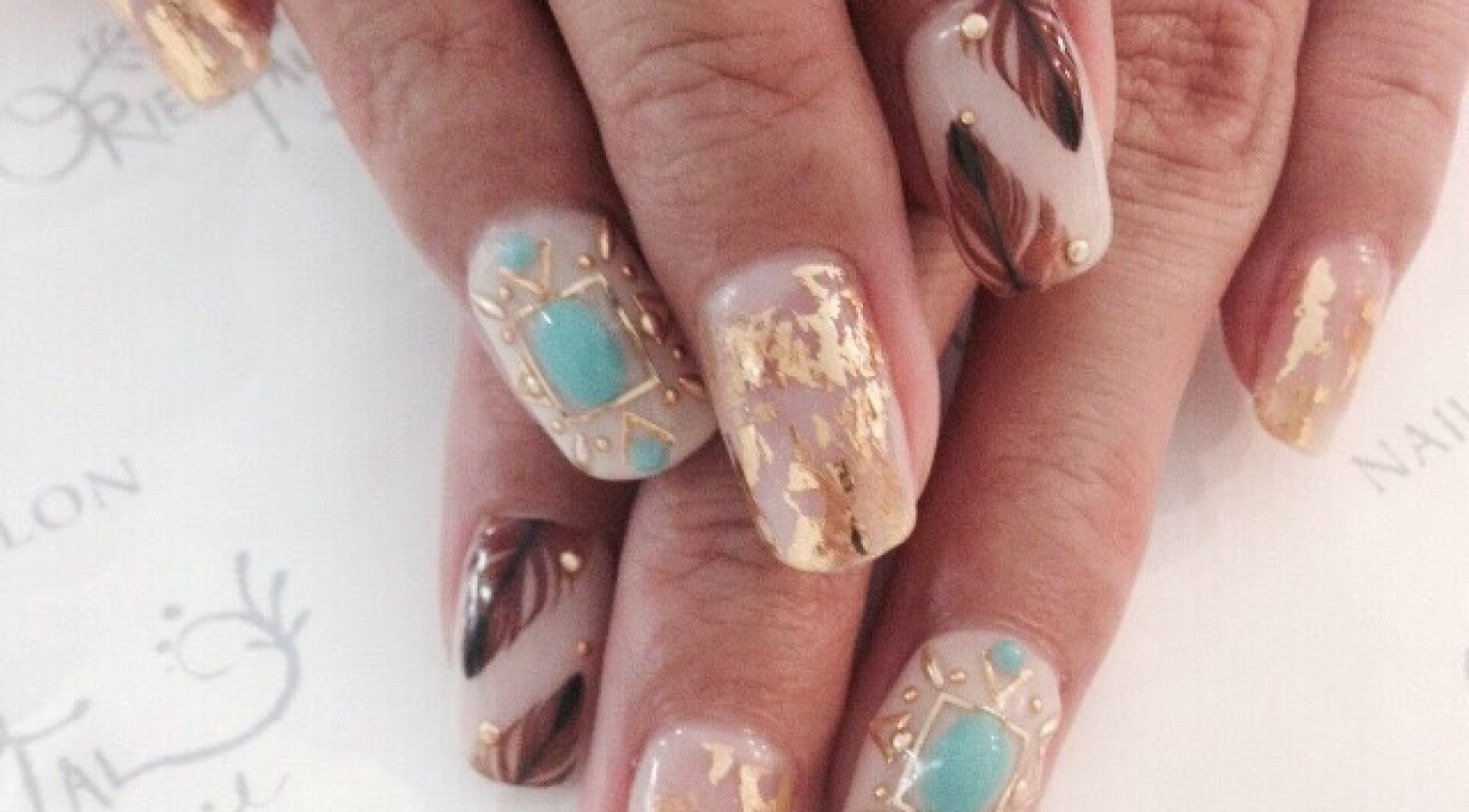 1　ターコイズ＆ホイル