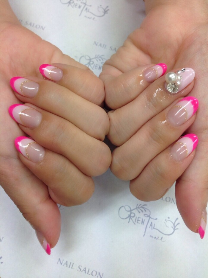 17  ピンクWフレンチ