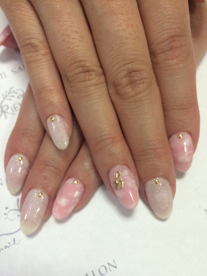 22  ピンクマーブル