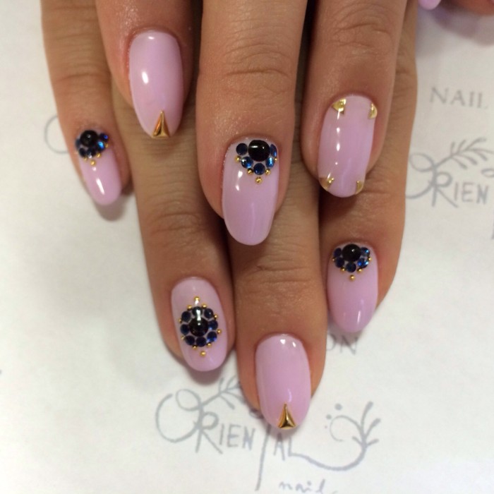 77  ピンク＆ストーン