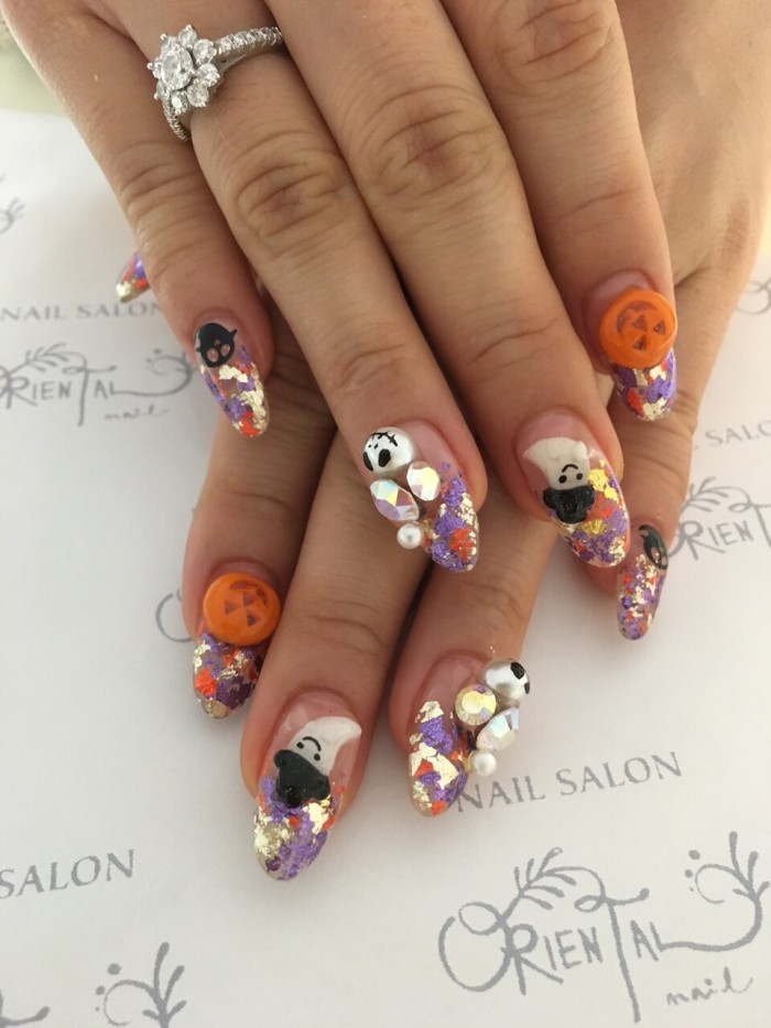 134  ハロウィンネイル