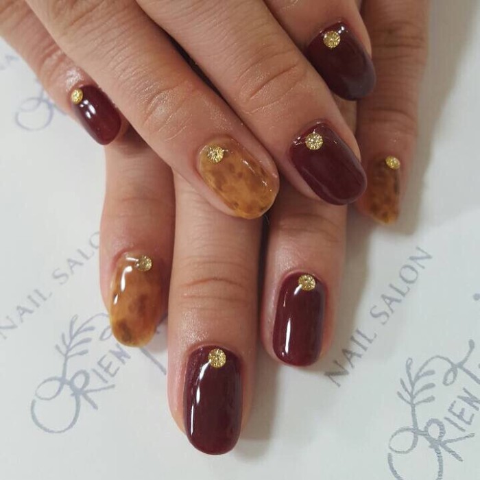 130  べっ甲ネイル