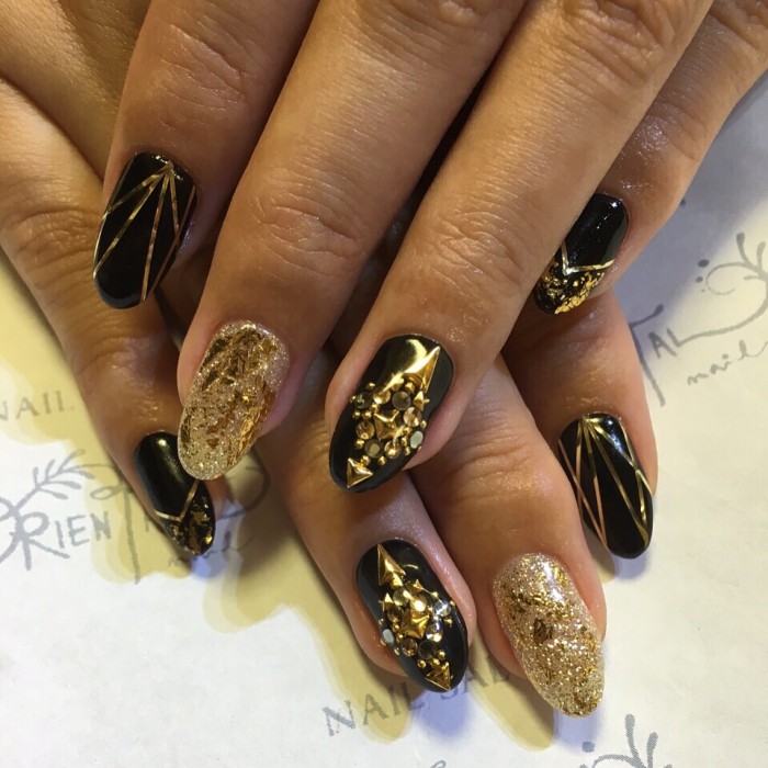 149  ブラック×ゴールド